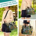 thumbnail image 5 of FORMRS Insulated Lunch Bag for Work School Unisex Large Capacity Cooler with Shoulder Strap, Green Floral Garden, 5 of 6