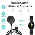 thumbnail image 1 of Wireless Magnetic Fast Charging Dock Smart Watch Charger Cable for Samsung Galaxy Watch Active 1 2, Black, 1 of 2