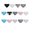 Blue, variant on Girls' Tagless Cotton Underwear Hipsters Super Value Pack, 14-pack, sizes 6-16