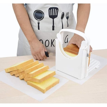 Bread Slicer, Bread Bake Bread Slicer Cutter, Foldable Compact Bread