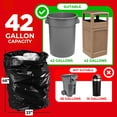 thumbnail image 2 of Bolsas de basura ToughBag Contratista 42 galones 2.5 mil 50 unidades, 2 of 5
