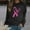 Black, variant on Wowen's Graphic Crewneck Shirts Casual Pullover Blouse Fall Winter Comfy Long Sleeve Shirts Loose Casual Breast Cancer Print Tops Black L