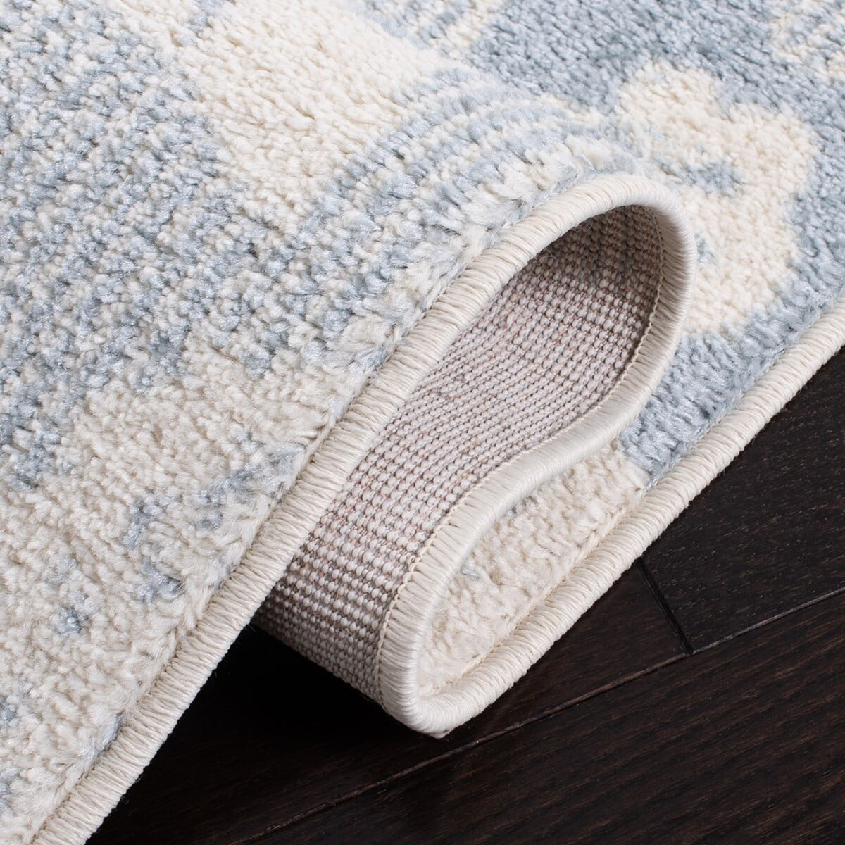 SAFAVIEH Adirondack Hortense Floral Area Rug, Ivory/Blue, 9' x 12'