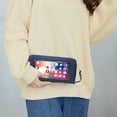 thumbnail image 4 of Touch Screen Phone Bag, Clear Phone Pouch, Multifunctional Crossbody Wallet-blue, 4 of 5