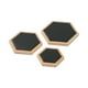 thumbnail image 1 of Minnieouse Bandeja de exhibición de hexagonal no tóxica, solución de almacenamiento segura y ecológica para objetos preciosos, 3 piezas Ropa, zapatos y accesorios Miscelánea Negro, 1 of 6