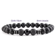 thumbnail image 3 of Pulsera de equilibrio de cuentas de piedra simple, brazalete de pareja, joyería para el cuidado de la salud (C) Ehuebsd Cuidado Belleza, 3 of 9