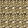 thumbnail image 1 of Ahgly Company Tapis d'Intérieur Lavable en Machine Carré Transitionnel Rouge Brun, 8 Pieds Carré, 1 of 7