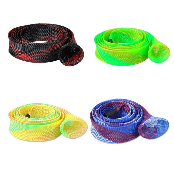 Flexible Pet Braided Expandable Sleeving Fishing Rod Covers