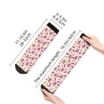 thumbnail image 4 of Fuzoiu Strawberry And Cheery Print Adult Socks, Crew Moisture-wicking Socks, Unisex Cushion Crew Socks,Casual Sports Ankle Socks, 4 of 7