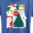 thumbnail image 3 of Coca-Cola - Coca Cola Bears Grid - Women's Short Sleeve Graphic T-Shirt, 3 of 5