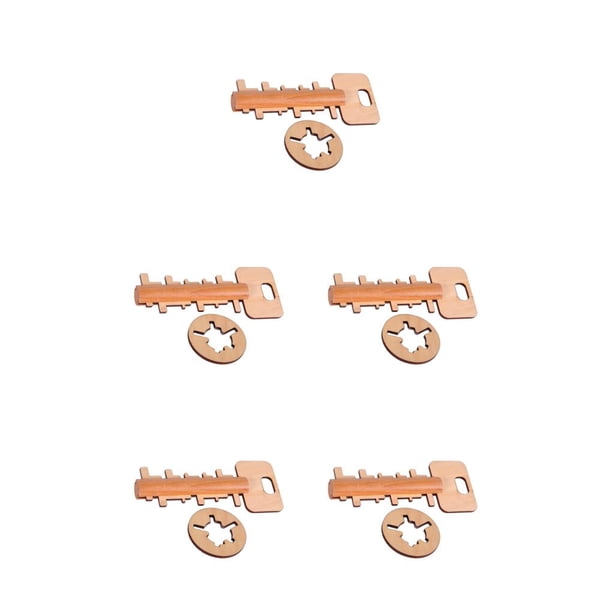 Vogacara Divertido Lock Toys Juguete de Desbloqueo Clave Intelectual Educativo Liberación de estrés Type2 NO2 Vogacara CBP587523