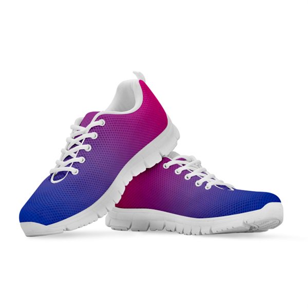 Vibrant Rainbow Spectrum Triangle Geometric Printed Flats Shoes Woman Spring/Autumn Female Sneakers Breathable Shoes