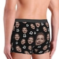 thumbnail image 6 of HXWCHs Custom Photo Printed Men's Underwear Novelty Face Briefs Unique for Him Comfortable Fabric XL Black, 6 of 6