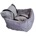 thumbnail image 2 of Asiento para Coche para Perros, Asiento Elevador Tipo Nido, Perros Pequeños Y Medianos Desmontable Antideslizante, Cama para Transportar Mascotas, Caj Gris, 2 of 10