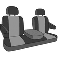 thumbnail image 3 of CalTrend Center 40/20/40 Split Bench NeoSupreme Seat Covers for 1985-1995 Chevy/GMC Astro|Safari - CV208-04NN Blue Insert with Black Trim, 3 of 3