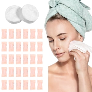 Miangastore 100pcs Compressed Towels Disposable Face Towels Compressed Facial Cleansing Paper For Travel Camping