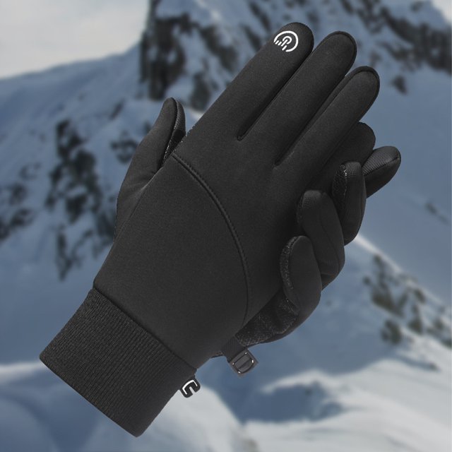 Guantes de ciclismo unisex resistentes al viento y al frío guantes de invierno para deportes al aire libre