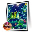 thumbnail image 2 of Diamante pintura 5D taladro redondo completo mosaico DIY flores Rana Kit decoración de pared Tmvgtek decoración de arte en el hogar, 2 of 9