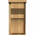 thumbnail image 2 of 8"W x 8"D x 16"H Monterey Rough Sawn Corbel w/Backplate, Western Red Cedar, 2 of 9