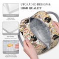 thumbnail image 3 of Easygdp Groovy Disco Bolsa de Almuerzo Insulada Grande, Forro de Aluminio, Diseño Espacioso, a Prueba de Fugas, Ideal para Trabajo, Picnics, Viajes y Actividades al Aire Libre, 3 of 6