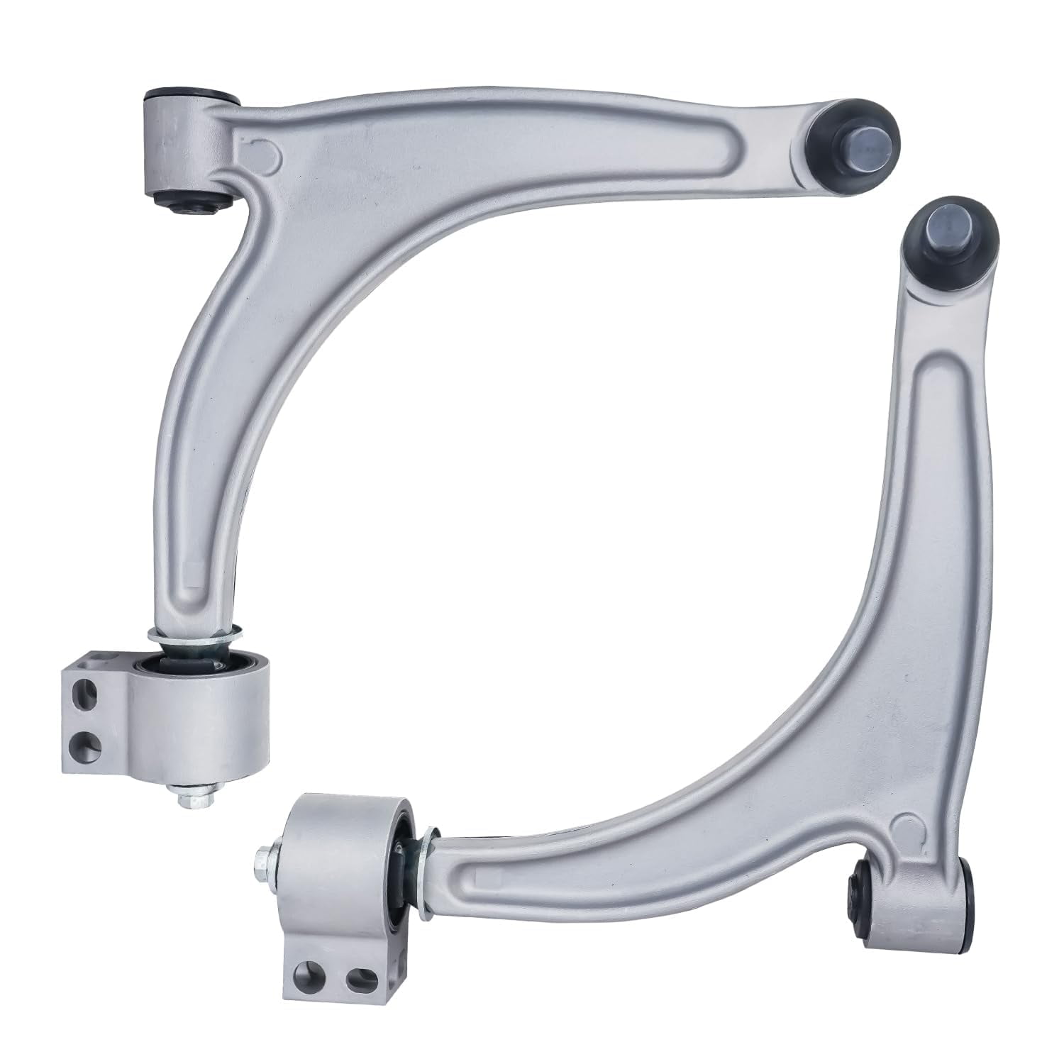 Detroit Axle - Front End 10pc Suspension Kit for 2004-2012 Chevy Malibu, 2005-2010 Pontiac G6, 2007-2009 Saturn Aura 2 Lower Control Arms 4 Outer Inner Tie Rods 2 Sway Bars 2 Boots Replacement