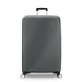 thumbnail image 2 of American Tourister Color Waves Large Checked Expandable Luggage Suitcase with Spinner Wheels, Charcoal, 2 of 8