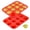 2pcs: 12-Cup Regular, variant on Silicone Muffin Pan 2pcs: 6-Cup Jumbo 3.5 Inch Texas Large Cupcake Nonstick Molds