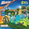 thumbnail image 2 of Banzai Safari Adventure Rectangular Pool, Inflatable Swimming Pool for Outdoor Use, Splash Toy, 2 of 10
