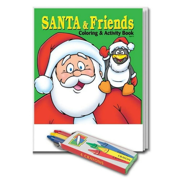 25 Pack - Merry Christmas - Kids Coloring and Activity Books