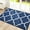 Navy Trellis, variant on Buganda Indoor Door Mat, 20"x 32", Non Slip Low-Profile Entrance Rug Front Inside Doormats Dirt Trapper Entry Door Rugs for Entryway, Grey Trellis