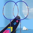 thumbnail image 3 of Badminton Rackets Set, Badminton Kit for Adults Beginners Practice, Including Badminton Racquets, Shuttlecocks, Carrying Bag, 3 of 7