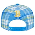 thumbnail image 4 of Men's New Era Blue UCLA Bruins Plaid 9FIFTY Snapback Hat, 4 of 6