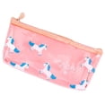 thumbnail image 4 of Estuche para lápices / bolígrafos con cremallera, bolsa de maquillaje para cosméticos de moda para niñas Rosado, 4 of 7