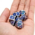thumbnail image 5 of DND Metal  Dice 7-Piece Set for Dungeons and Dragons DND 5e RPG Gift, Board Game Tabletop Role Playing Dice Game, Birthday Gift, Christmas, Thanksgiving, Halloween, 5 of 6