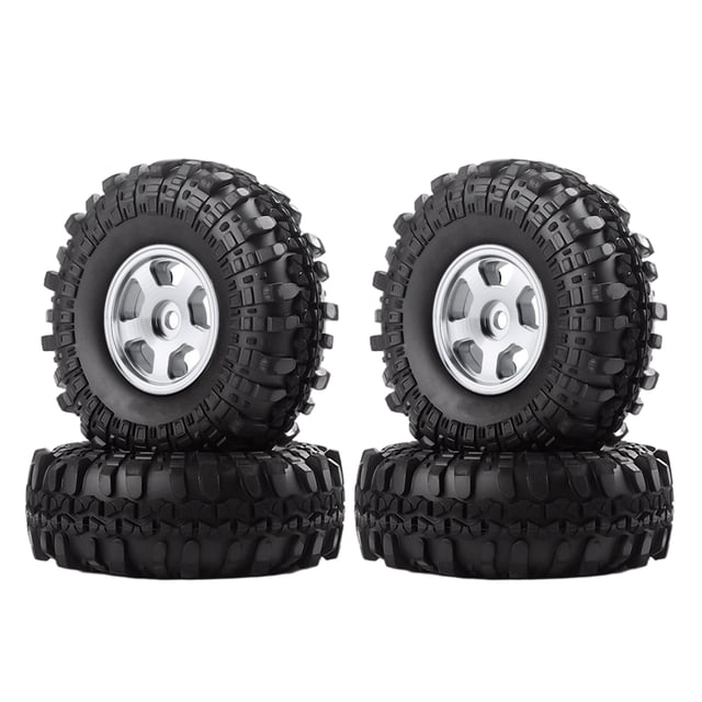 4 piezas lnta de rueda para SCX24 AXI90081 1/24 repuestos Zulema Neumático de goma