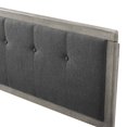 thumbnail image 6 of Tufted Headboard, Queen Size, Wood, Fabric, Grey Gray, Modern Contemporary Urban Design, Bedroom Master Guest Suite, 6 of 9