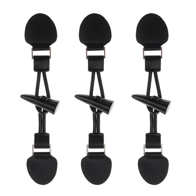 3 piezas Resina Botón de palanca Chaqueta Duffle Horn Imitación de cuero Negro para carfts o accesorios de costura y otros accesorios hec Baoblaze Ganchos para coser hebillas de PU