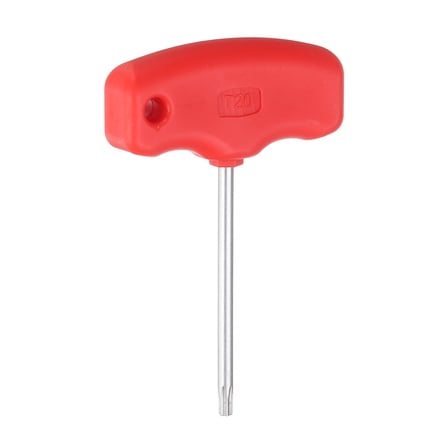Uxcell Torx Screwdriver T20 CR-V Steel T Handle Star Key Wrench for CNC Tool Holder