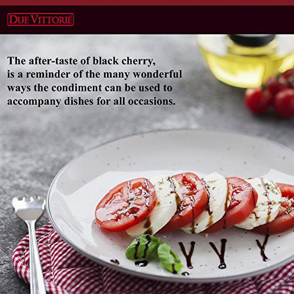 Due Vittorie Oro Gold Balsamic Vinegar with Pourer, 8.45fl oz / 250ml (2 pack)