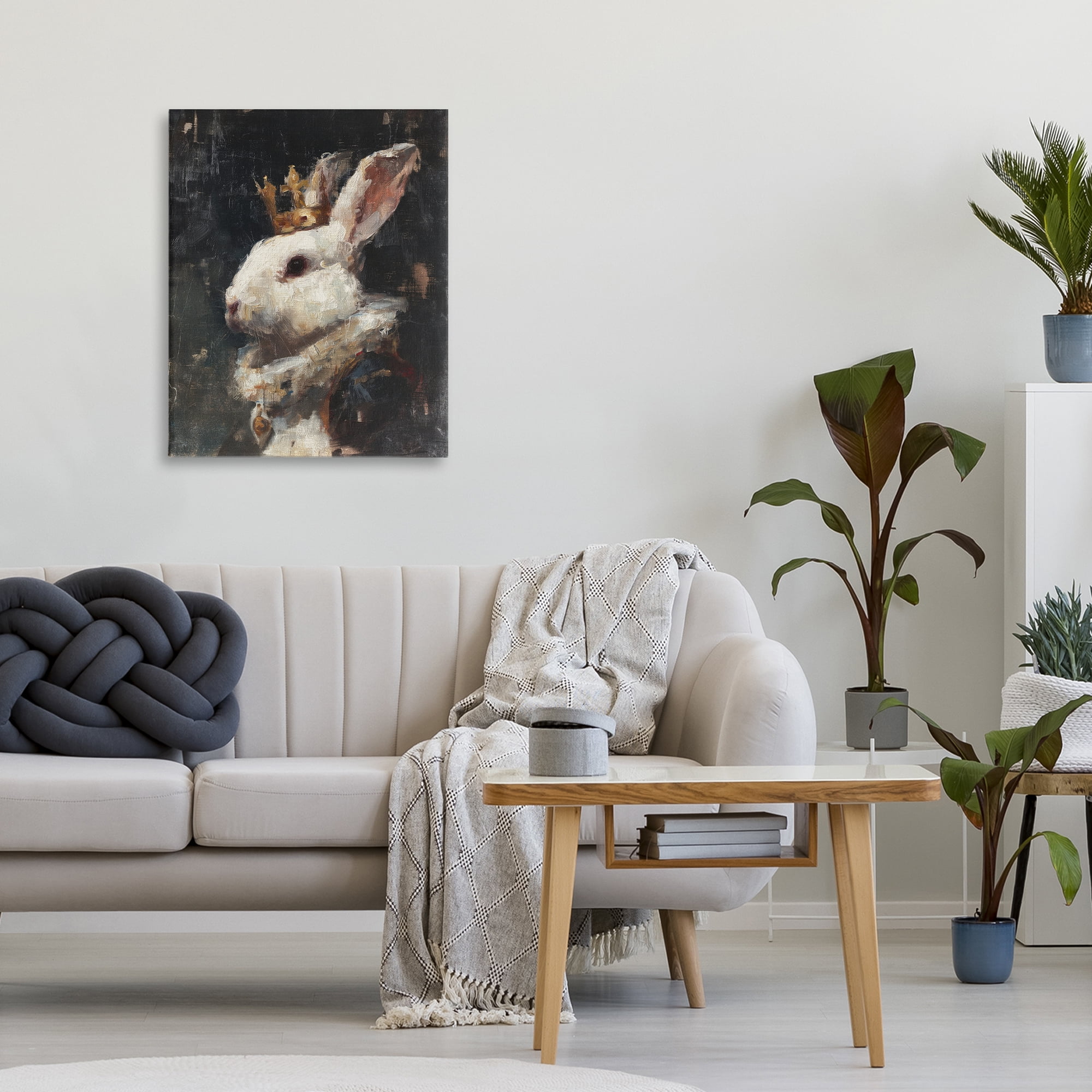 Stupell Industries Regal Monarch Rabbit Canvas Wall Art, design by Svetlana Aleynikova