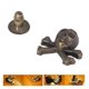 thumbnail image 3 of Skull Rivets 80 Sets Bronze Skull Stud Wide Applications Corrosion Resistant Beautiful For Belts ANGGREK Arte y Manualidades, 3 of 7