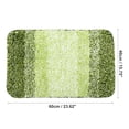 thumbnail image 2 of Unique Bargains 1 Pcs Polyester Bathroom Mat Non Slip Soft Bath Mats Rugs Machine Washable Gradient Green 60x40cm, 2 of 6