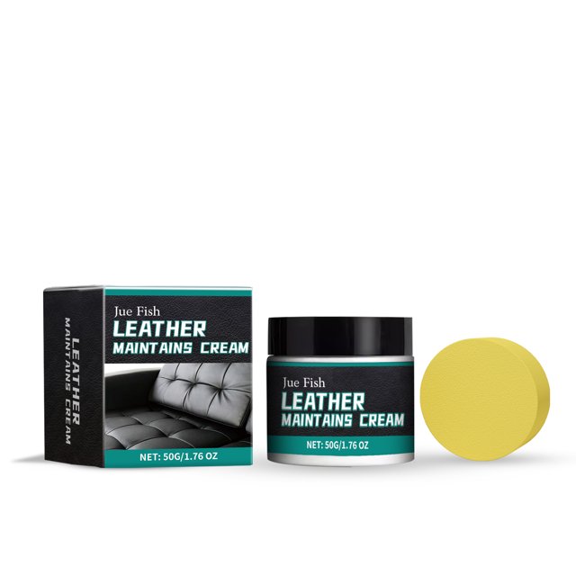 Jue-Fish Leather Care Cream Furniture Leather Boots Coat Sofa Cleaning Care Polishing Leather Care
