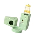 thumbnail image 1 of Almencla Ceramic Hamster Habitat Cute Decoration for Squirrels Chipmunk Small Animals Green S, 1 of 8