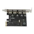 thumbnail image 4 of Tarjeta de expansión PCI-E USB 3.0 de 4 puertos SSU, adaptador PCI Express PCIe USB 3.0 HUB, controlador USB 3.0 de 4 puertos, PCIe USB 3.0, 4 of 7