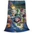 thumbnail image 2 of Manta de dibujos animados de Toy Story para niños y niñas, súper suave, acogedora y cálida, manta de franela ligera y difusa para sofá, cama, viajes y regalos de campamento, 40 x 30 pulgadas, 2 of 8