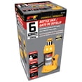 thumbnail image 3 of Performance Tool W1625 6-Ton (12,000 lbs.) Heavy Duty Hydraulic Bottle Jack,Yellow, 3 of 5