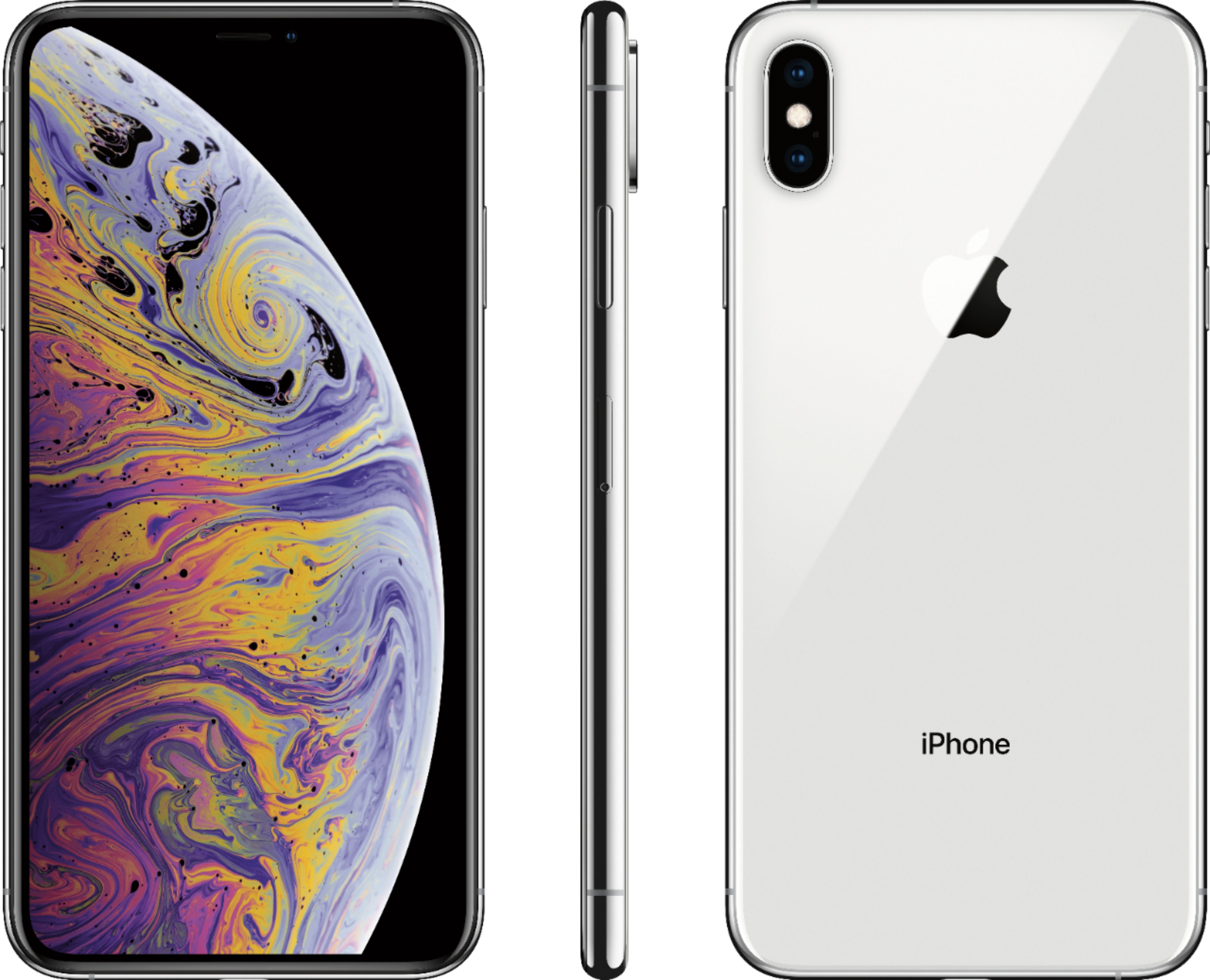 Apple iPhone XS Max 256GB Silver A Grade Refurbished Fully Unlocked