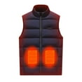 thumbnail image 2 of IROINNID Heated Vest for Women Men Outdoor Warm Heated Coat For Riding Skiing Fishing Rechargeable Heated Coat With Pocket Discount, Battery Not Included,Blue, 2 of 5