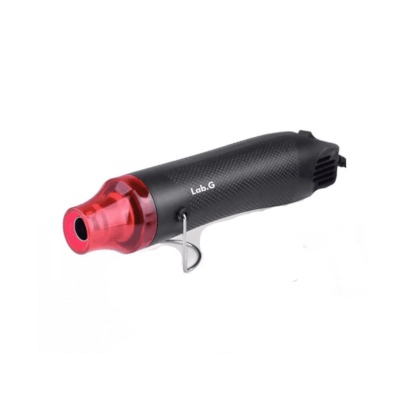 Mini Pistola De Calor 300w+530 Tubos Termorretráctiles Lab.G Negro Rojo